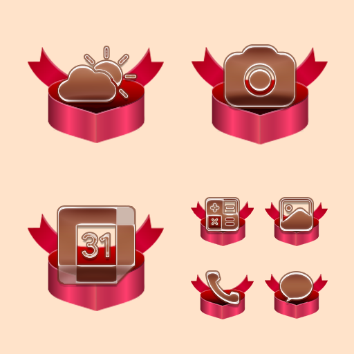 Wow Valentine Chocolate Theme logo