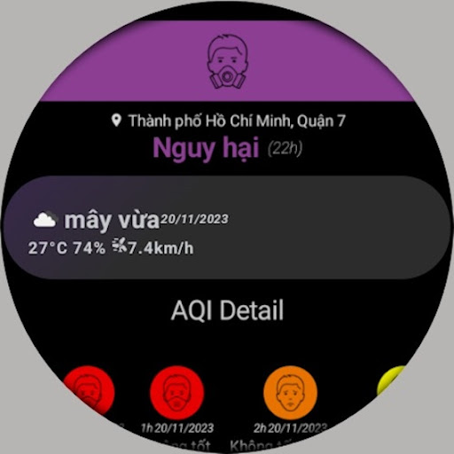 Android application Air Index screenshort