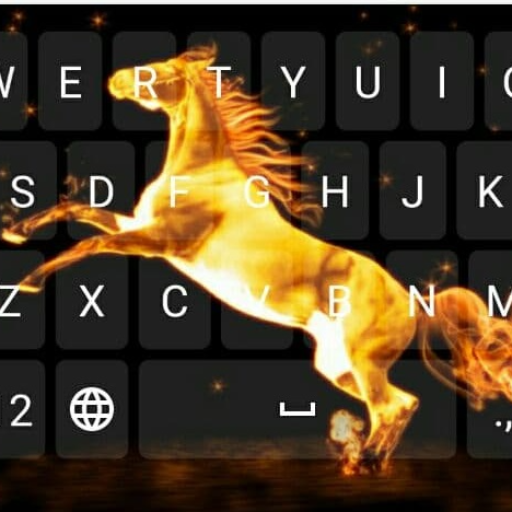 Fire Horse Keyboard Theme Download on Windows