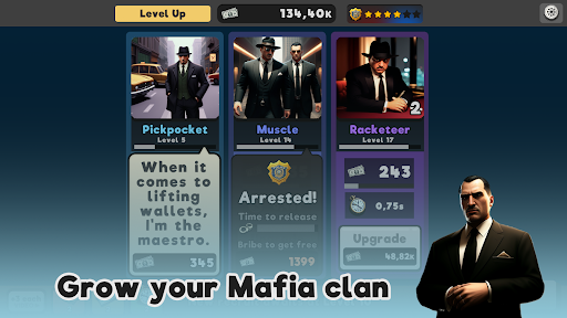 Android application Idle Mafia - Gangsters City screenshort