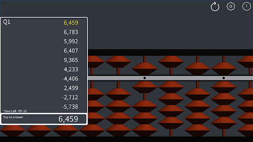 Screenshot of Abacus Exercise