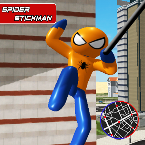 spider stickman rope hero