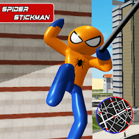 Spider stickman rope hero