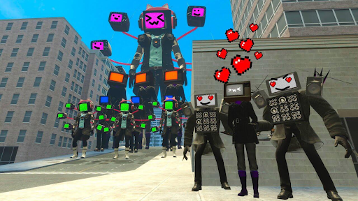 TV Woman City Destruction Game