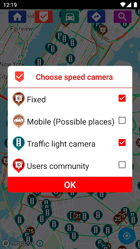 Speed Cameras Radar NAVIGATOR Screen 3