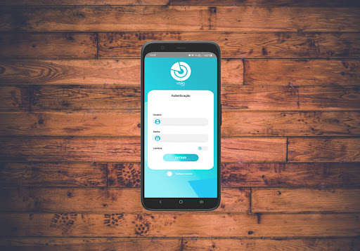 Android application Visão Atendimentos screenshort