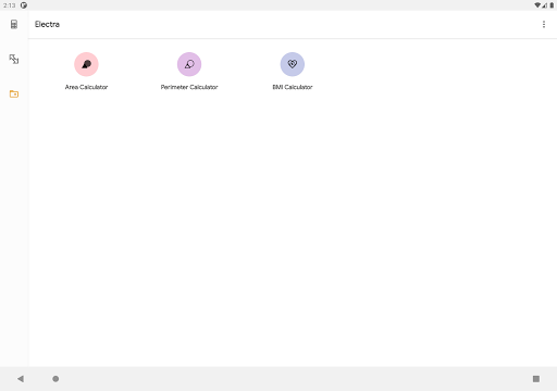 Screenshot of Electra