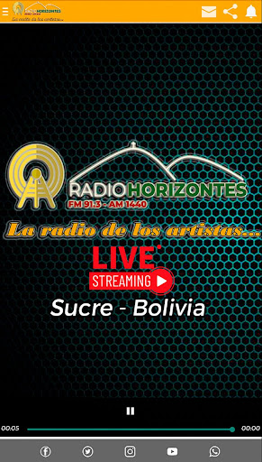 Radio Horizontes Sucre Screen 2