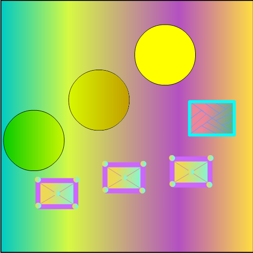 Bouncy yellow ball logo