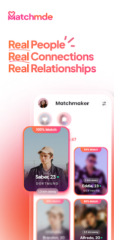 MatchMde AI Dating Real Peopleのおすすめ画像1