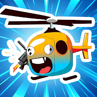 Веселые игры: летающий вертолет