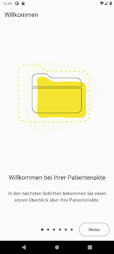 Android application meine Krankenkasse - Meine ePA screenshort