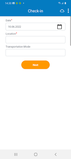 DaWinci Check-In Screen 2