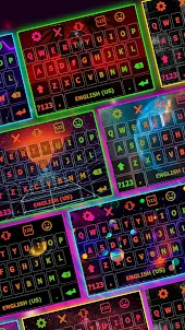 Art Led Keyboard - Neon