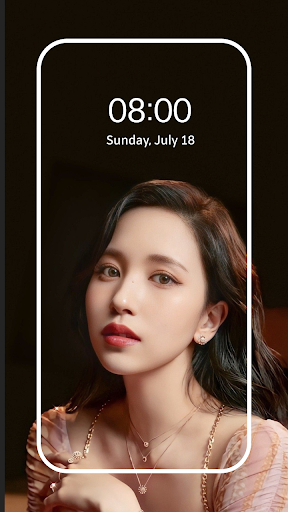 Android application MINA (TWICE) HD Wallpaper screenshort