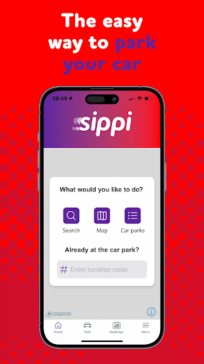 Android application Sippi screenshort