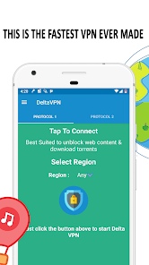 Delta VPN MOD APK Netflix VPN