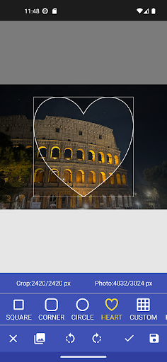 Multiple Photo Crop Screen 3