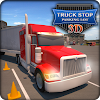 Truck Stop Parking Lot 3D icon
