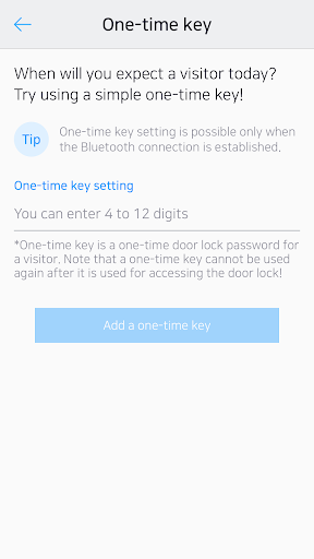 sHome Doorlock Screen 3