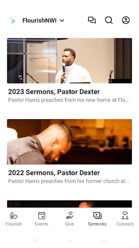 Flourish Church Screen 3