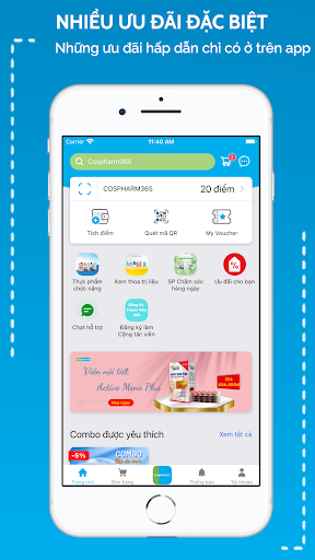 Android application Cospharm 365 screenshort