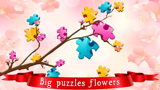 Big puzzles flowers