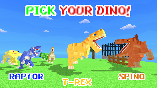 Blocky Dino Park: Apex Predator Arena 0.10 screenshots 1