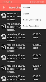 HD Voice Audio Recorder Pro Bildschirmfoto