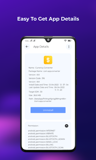 App Uninstall List & Recovery Screen 2