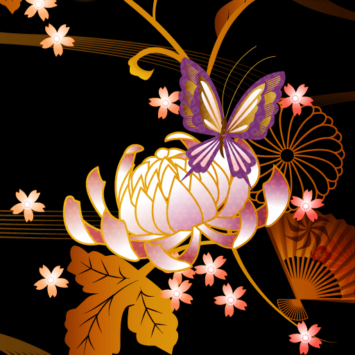 Japanesque Black Theme +HOME logo