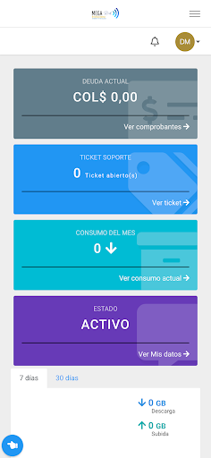 Android application Portal Megared screenshort