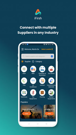 iFirsh- Request for Quotations Screen 2