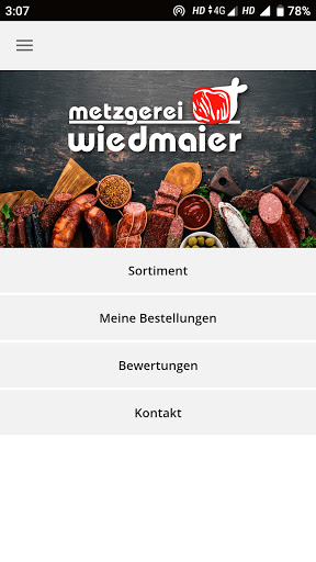 Metzgerei Wiedmaier Screen 2