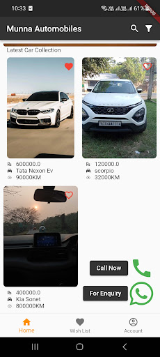 Android application Munna Automobiles-Cars Dealer screenshort
