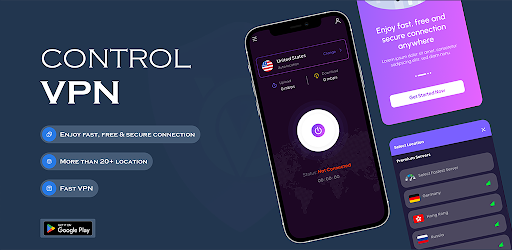 Android application Control VPN – Secure VPN Proxy screenshort