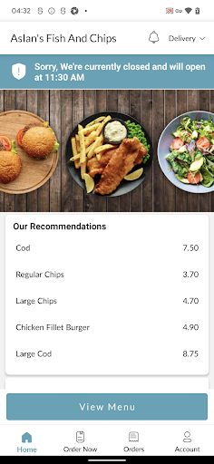 Aslans Fish And Chips Screen 2