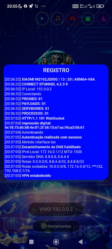 CONECT NET Screen 2