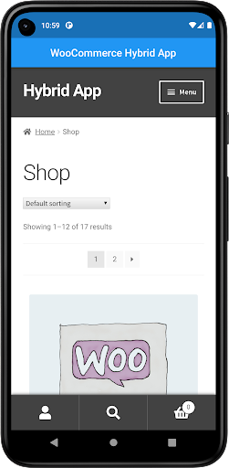 Mobikul WooCommerce Hybrid App Screen 2
