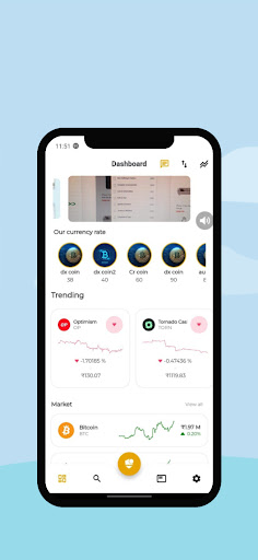 Android application CryptoMaster screenshort