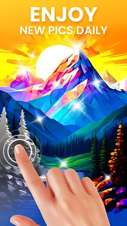 Game screenshot Polygon - Art Coloring Book apk download