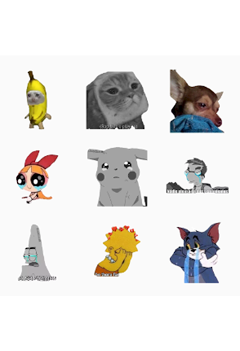 Stickers SAD para WAS