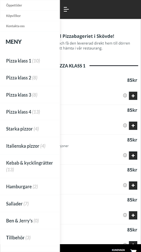 Pizzabageriet Skövde Screen 2