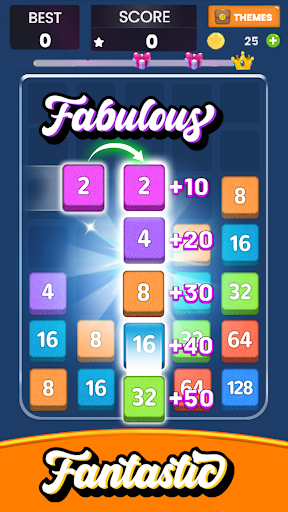 Android application Merge Number Plus screenshort