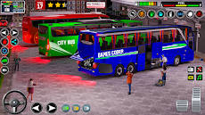 大型バスを運転するバス運転手のおすすめ画像1