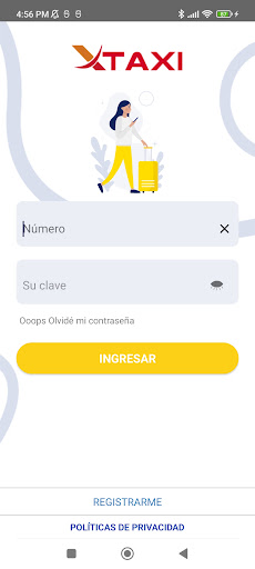 Android application XTAXI screenshort