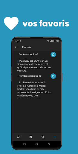 la Sainte Bible Screen 3
