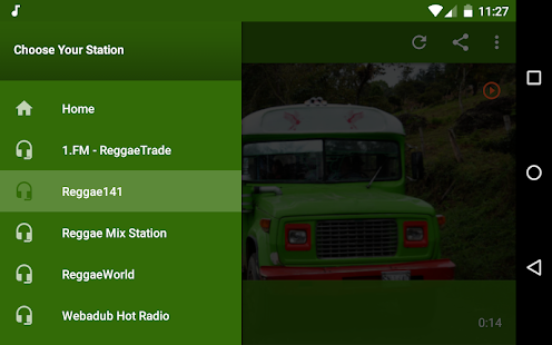 Reggae Radio Online Screenshot