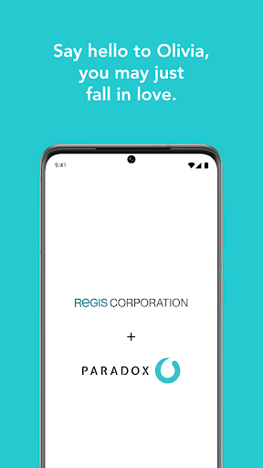 Android application Regis Hire screenshort