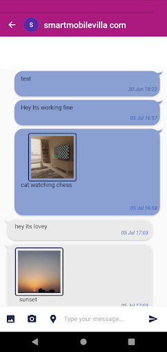 Android application Just Chat screenshort